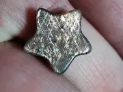 Rainbow lattice Sunstone cut and polished star and moon 84