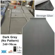 EVA Foam Boat Decking Sheet for Yacht Marine Flooring with Adhesive | Dark Gray