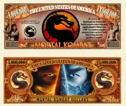 OUR MORTAL KOMBAT MILLION DOLLAR BILL (25 Bills)