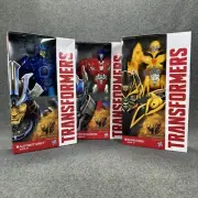 Hasbro Transformers Age of Extinction Optimus Prime Bumblebee Drift 12" Figures