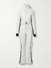 [Cordova] Cordova - The Cordova Striped Ski Suit - Ivory - large large Ivory