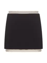 Victoria Beckham Ruched Detail Mini Skirt UK8,UK10,UK6,UK4 Black