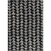 JONATHAN Y Aisha Moroccan Triangle Geometric Area Rug in Black/cream at Nordstrom, Size 5Ft 0In X 8Ft 0In