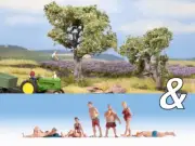Model Scenery - 94001 - Ornamental Set - Bathers & Olive Trees