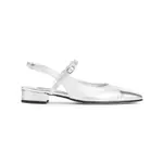 [Carel Paris] Carel Paris-Silver Oceano Nappa Leather Mules-Donna 36.5 IT
