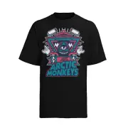Retro ARCTIC MONKEYS Musik 80s 70s konzert Herren T-Shirt Baumwolle