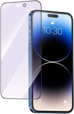 For iPhone 11/12/13/14/15/16/17 Anti-Blue Light Tempered Glass Screen Protector
