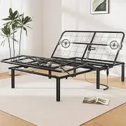 Marsail NS3 Queen Adjustable Bed Base - Smart Dual Motor Bed Frame with Wireless Remote, 3-Min Assembly, Zero Gravity & Anti-Snore Modes, 4 USB Ports