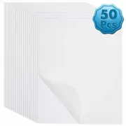 50 PCS White Vellum Transparent Translucent Paper Sketching Tracing Drawing