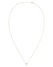 dinh van 18K Yellow Gold Le Cube Diamant Medium Chain Necklace with Diamond, 17.7