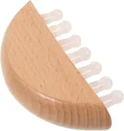 WRITWAA Wooden Scalp Massager Comb Comfortable Static Mini Hair Comb for Thick Hair present for All Occasions Natural Material Durable Design for Massaging