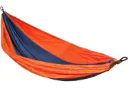 Algoma GO2Traveler 2928ON Blue Double Nylon Hammock w Adjustable Hanging Straps