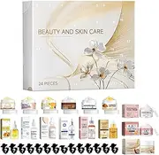 Krmoau Skin Care Advent Calendar 2024 | Beauty Advent Calendar 2024 for Women | 24 Days Countdown Calendar with Pack of 24 Moisturising Skin Care for Gift Christmas