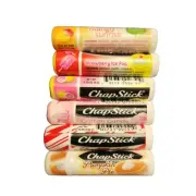 Lot of 6 Chapstick Cotton Candy Candy Cane Pumpkin Pie Strawberry Ice Pop Sealed