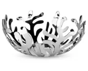 New! Genuine Alessi of Italy "Mediterraneo Fruit Holder" Polished Stainless