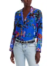 Johnny Was Seline Floral Blouse