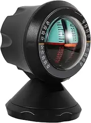 HANABASS Car Compass Auto Compass for Direction Board Small Compass Car Mount Compass Dashboard Compass Compass Dash Mount Compass for Car Vehicle Compass Car Marine Navigation Tool Abs