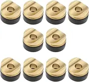 ECSiNG 10PCS Brass Seal Sprayer Tip Gaskets 11x8.2mm for Airless Paint Sprayer Nozzle Seal