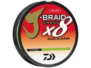 Daiwa J-Braid Grand x8 Braided Line Chartreuse 8lb/150yards