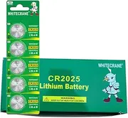 One Box of 100 WHITECRANE CR2025 Blister Coin Battery Buttons Child Resistant