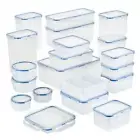 LOCK & LOCK Easy Essential Storage Set/Food Containers Airtight Bins/BPA-Free...