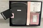 BAGGALLINI Multi Zip Gray Crossbody + Pink RFID Card Case Two-piece Gift Set NIB