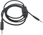 Coyktonty 3.8 mm Audio Cable for Beyerdynamic MMX 300 2nd Headphones Volume Control Cable (1.3 m)