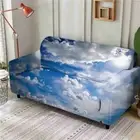 Theory Flaky Clouds Stretch Sofa Cover Lounge Couch Slipcover Recliner Protector
