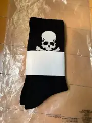 2024 Bape Mastermind Bathin Ape Socks US8.5 -Us9.5 new in hand black pair socks