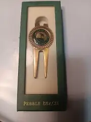 Pebble Beach Divot Tool Ball Marker vintage with box