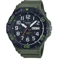 在飛比找蝦皮商城優惠-【CASIO】卡西歐 簡潔實用潛水風格系列數位錶-軍綠色 M