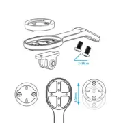 Bicycle For Garmin For For Bryton Computer Mount For BLACK INC Handlebar