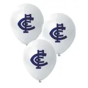25 x CARLTON BLUES AFL TEAM LATEX BALLOONS