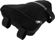 Toddmomy Bike Front Frame Pouch Durable Oxford Triangle Bag for Bicycle Storage Zippered Front Bag for Cycling Essentials Safe Convenient Outdoor Use