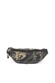 [Diesel] Diesel - D-Pack-Belt bag in camo-print fabric - Belt bags - Man - Green UNI Green
