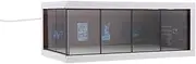 1:64 Parking Lot Display Case Collectible Display Showcase Collectibles for Diecast Car, Brown
