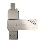 Netac US12 Type-C & USB3.2 Flash Drive 256G 128G 64G High Speed Pendrive Mobile U Disk for PC Computer Laptop