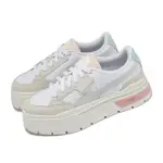 【PUMA】休閒鞋 MAYZE STACK LUXE WNS 女鞋 米白 粉紅 厚底 增高 麂皮 鬆糕鞋(389853-04)