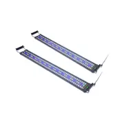 Dynamic Power 2 Set 27W Aquarium Blue White LED Light for Tank 95-115cm