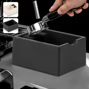 Espresso Knock Box Double Function Coffee Knock Box with Nonslip Base xijfv