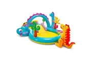 Intex 3.02x2.29m Dinoland Kids Swimming Pool Water Game Play Spray Slide Centre