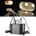 Ceramic Heat Lamp Base w/ Switch Reptile Terrarium UVB Lamp Light Fixtures