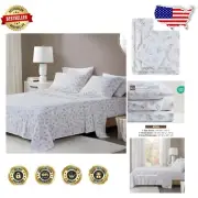 Warm & Cozy King Flannel Sheet Set - 4-Piece Hypoallergenic Bedding Essentials