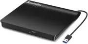 External CD/DVD Drive for Laptop, USB 3.0 CD +/-RW Burner CD ROM Reader Writer..