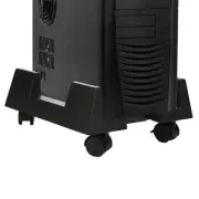 Mobile CPU Stand, Computer Desk, PC Desk, Rolling CPU Cart, Wheels, Office, B...