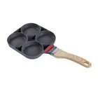 Aluminum 4 Hole Fryings Pans Breakfast Pancake Eggs Pans Cookware Kitchen Tool