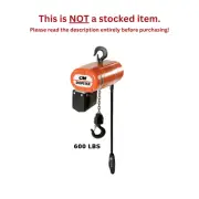 CMCO SHOPSTAR ELEC CHAIN HOIST - 600 LB 1 SPEED 8 FPM 1 PHASE HOIST CONTACTOR