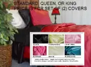 Satin Pillow Cases STANDARD Set of (2)