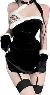 [JINZIJINYU] Sexy Bodysuit Lingerie Sexy Christmas Outfit Cheongsam Uniform Temptation Fun Suit Passion Nightclub Hot Girl Outfit
