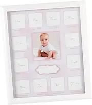 Abaodam 1 Months Growth Record Photo Frame for Newborns Creative Desktop Picture Display Unique Milestone Keepsake for First Year Showers and Birthdays